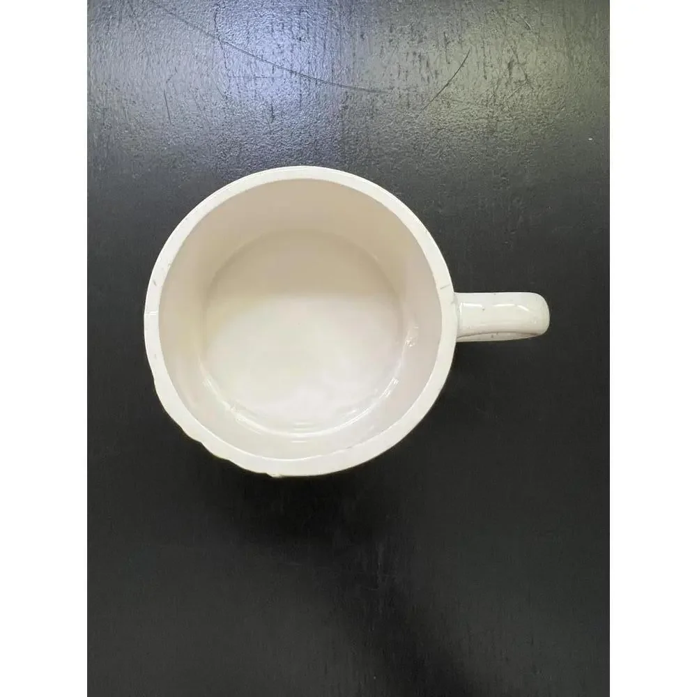 White Speckled‎ Ceramic Stackable Teapot with Lid & Handled Cup